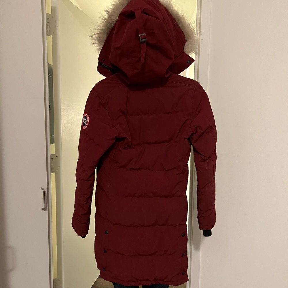 Canada Goose Parka // Shelburne Jacket XS in bordeaux
